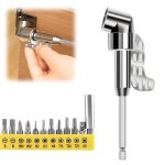 105 Degree Right Angle Drill Adapter 2026 New Right Angle Head Drill Driver Extension Bit Power Screwdriver Socket Adapter Corne