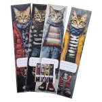 Decorative Arch File Labels Dressed Cat 4PC