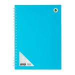 A4 Wiro Book 80PG Neon Blue