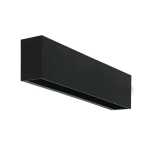 Capri Downfacing Wall Light - Black White - Cream Cool White