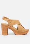 Jute 1 Chunky Block Heel - Tan