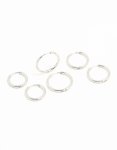 Waterproof Stainless Steel Thin Hoop Earrings 65 Mm