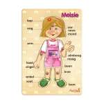 Smart Play - My Liggaam Meisie Peg Puzzle 6 Piece