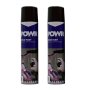 Powr Heat Resistant Spray Paint Black Engine 300ML 2 Pack