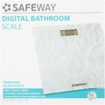 Safeway Digital Bathroom Scale Grey Leaf Design