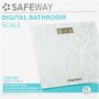 Safeway Digital Bathroom Scale Grey Leaf Design