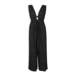 Black Double Tied Jumpsuit