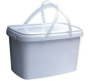 20 L Plastic Bucket White