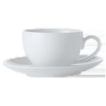 White Basics Coupe Demi Cup And Saucer 100ML