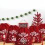 2024 Festive Christmas Gift Bag Set - Corduroy Drawstring Pouches For Women Perfect For Candy & Presents