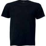 Black Crew Neck T-Shirt 100% Cotton 160G Size M
