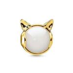 Quartz Cat Head Bead