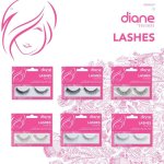Diane Lashes Table Top peggable Display 24 Pieces