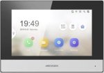 Hikvision DS-KH6320-WTE1 Indoor Station 1024 X 600 Resolution 7" Tft Touch Screen Built-in MIC & Speaker RJ45 10 100MBPS Self-ad
