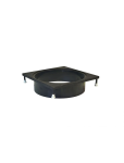 Pool Weir Deck Collar Black Aquamax aquaflo