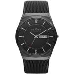Skagen Melbye Black Round Stainless Steel Mesh Men's Watch SKW6006