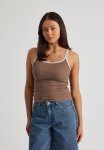 Longline Tank - Rich Choc mushroom