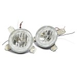 Vw Golf 1 Headlights Inner Chrome W led Angel Eye Set