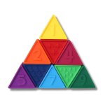 Jellystone Triblox - Sensory Silicone Blocks - Rainbow Bright
