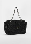 Extra Large Quilted Tote Bag - Black