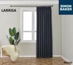 Simon Baker Larissa Tape Indigo Curtain Various Lengths - Indigo W 265 X L 250CM