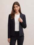 Farrah Fitted Blazer - 16 Navy Suit