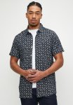 Guess Short Sleeve Collin Aop Shirt - Smart Blue Rope Small