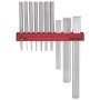 10PC Pin Punch And Chisel Wall Rack