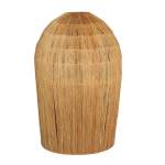 Jute Dome Pendant Large - Black