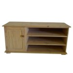 Cottage Side Table 450X450X650 - Raw - Mb Pine