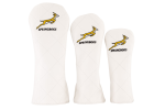 Leather Golf Cover-white - L