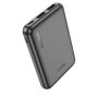 Hoco J115 Ultra Slim MINI Power Bank 5000 Mah Black