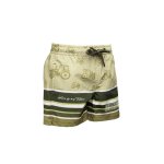 Kids Swim Shorts Green Tractor - 11-12