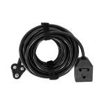 10 Meter 2.5MM Mains Extension Cable 2.5MM Pure Copper Inductors Heavy Duty 3 Pin Plug & Janus With