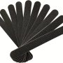 5 Pcs Double Sided 100/180 Grit Nail Files Emery Board Black Manicure Pedicure Tool And Nail Buffering Files