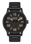 Nixon Patrol Men's Watch - Matt Black And Gold