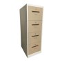 4 Door Filing Cabinet - Ivory & Karoo