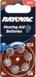 Hearing Aid Batteries In A Blister Size 312 Pack Of 6
