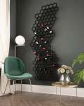 The Hive Wine Display - Matt Black