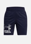Under Armour Ua Tech Logo Shorts - Midnight Navy mod Gray