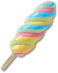 Rainbow Lollipop Jibbitz - Multi Osfa