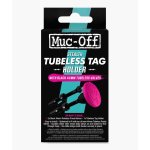 Muc-Off Stealth Tubeless Tag Holder & 44MM Valve Kit