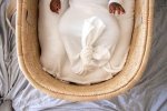 Knotted Sleeping Gown With Cuff Mittens