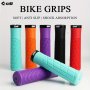 Anti-slip Mountain Bike Grip Lockable Aluminum Clamp Grips Rubber Bicycle Shock-proof Handle Bar Grip