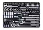 Socket Set Combination 1 4" & 3 8" 6PT 75PC