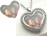PH3 - Custom Heart Photo Print For Inside Any Heart Locket