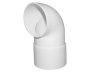 Agrinet Pvc Round Gutter Downpipe Shoe - Pack Of 2