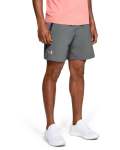 Men's Ua Launch Sw 7 Inch Shorts - Black Medium Heather Sm