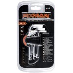 Hex Key Metric W ball Head 9PC 1.5-10MM