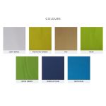 Polycotton Fitted Sheet- Queen Assorted Colours - Neon Blue